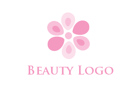 abstract flower logo